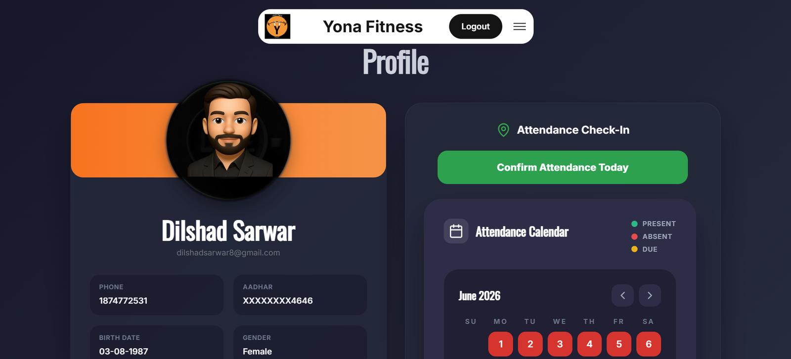 Profile Preview